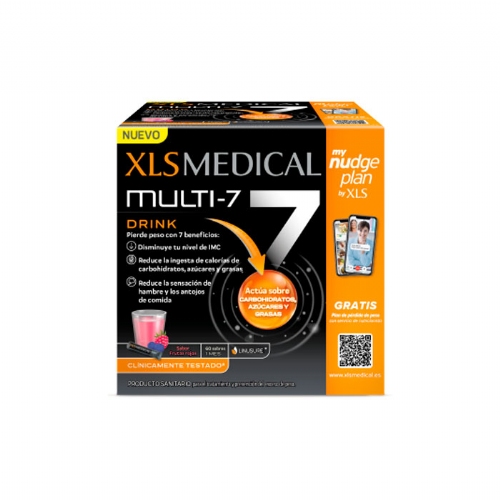 Xls medical multi 7 drink (60 sobres sabor frutos rojos)