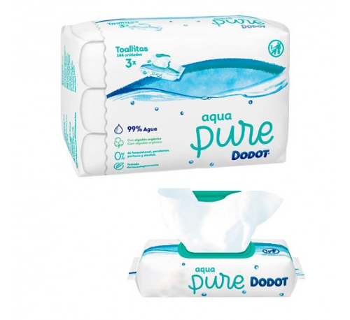 Dodot aqua pure toallitas humedas para bebes (144 unidades) - Farmacia  online