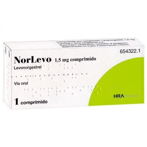 NORLEVO 1,5 MG COMPRIMIDO 1 comprimido